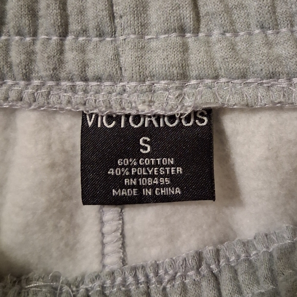 Victorious 100% Cotton Small Thick Heavier Weight Warm Cozy Pocket Pants - Picture 2 of 9